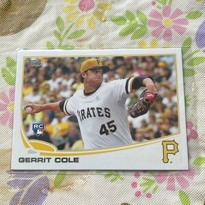 GERRIT COLE 2013 TOPPS UPDATE BASEBALL #US150 ROOKIE YELLOW HAT